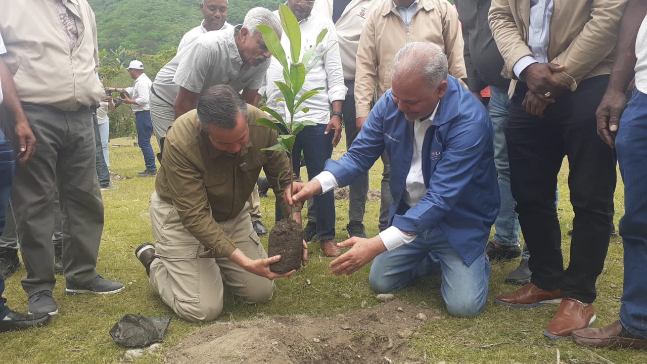 Representantes de EGEHID y Medio Ambiente coordinan acciones para la recuperación de la cuenca y del río Nizao.
