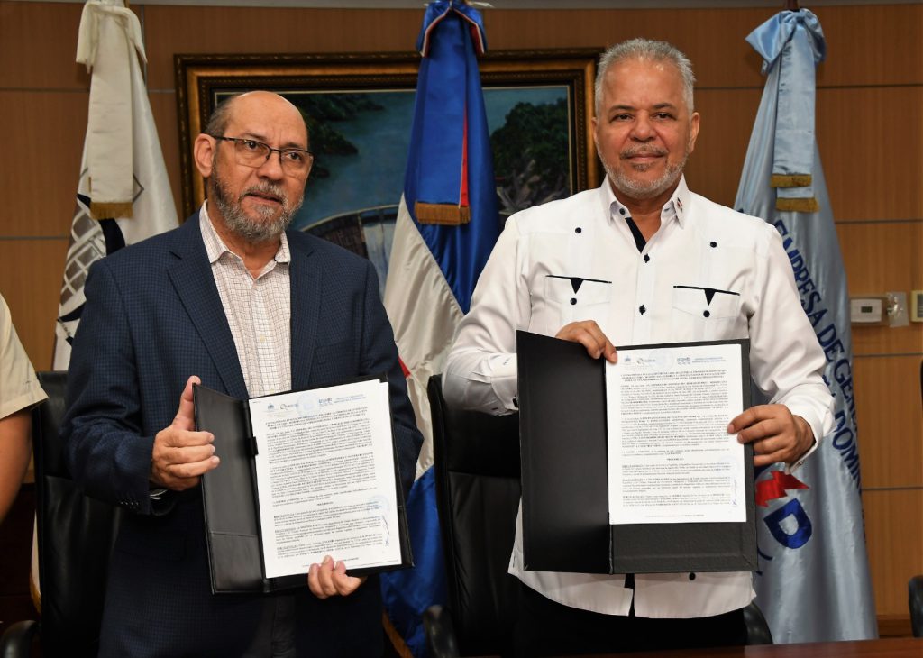La Empresa de Generación Hidroeléctrica Dominicana (EGEHID) y la Oficina Nacional de Evaluación Sísmica y Vulnerabilidad de Infraestructura y Edificaciones (ONESVIE) acordaron someter a evaluación sísmica la Parroquia Santa Lucía, ubicada en Las Matas de Farfán.