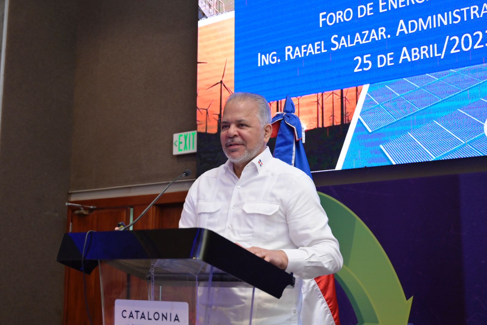 El administrador de la Empresa de Generación Hidroeléctrica Dominicana participó como ponente en el VI Foro de Energía, donde abordó temas relacionados con el desarrollo del sector eléctrico y la sostenibilidad energética.