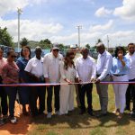 EGEHID inaugura play de béisbol en Quita Sueño de Cotuí