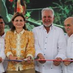 Vicepresidenta Raquel Peña inaugura carretera Contraembalse de Monción-Mao