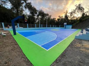 Construcción de cancha Tavera