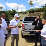 Administrador de EGEHID supervisa obras en la Sierra de Santiago